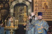 Служение епископа Амвросия в храме Воскресения Христова с Сокольниках в день памяти Иверской иконы Богородицы